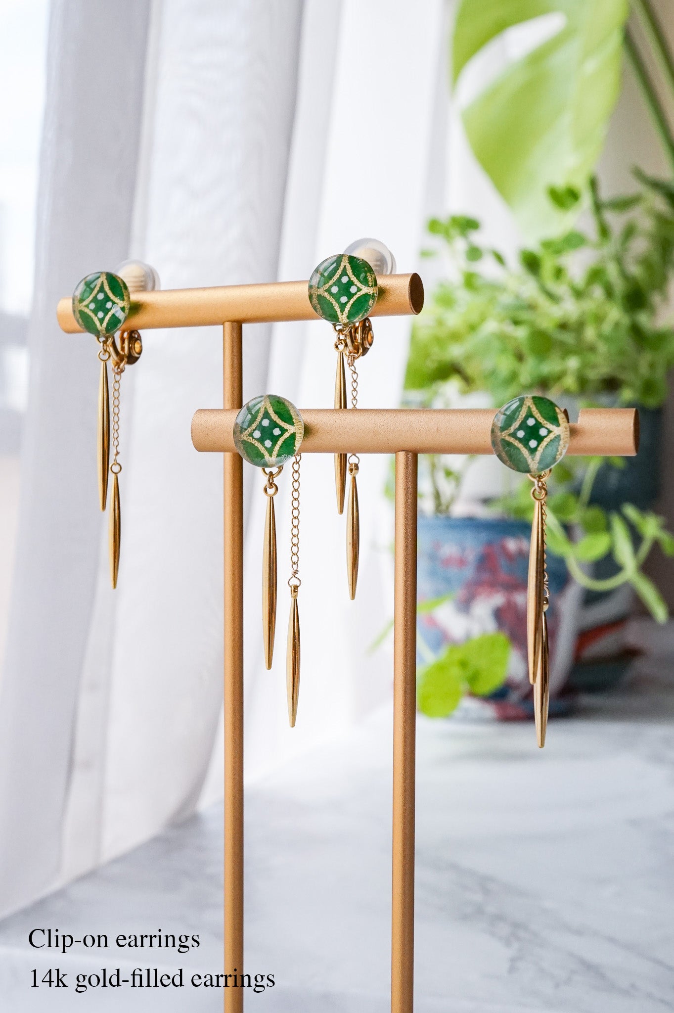 Icicle earrings - Shippou Tsunagi