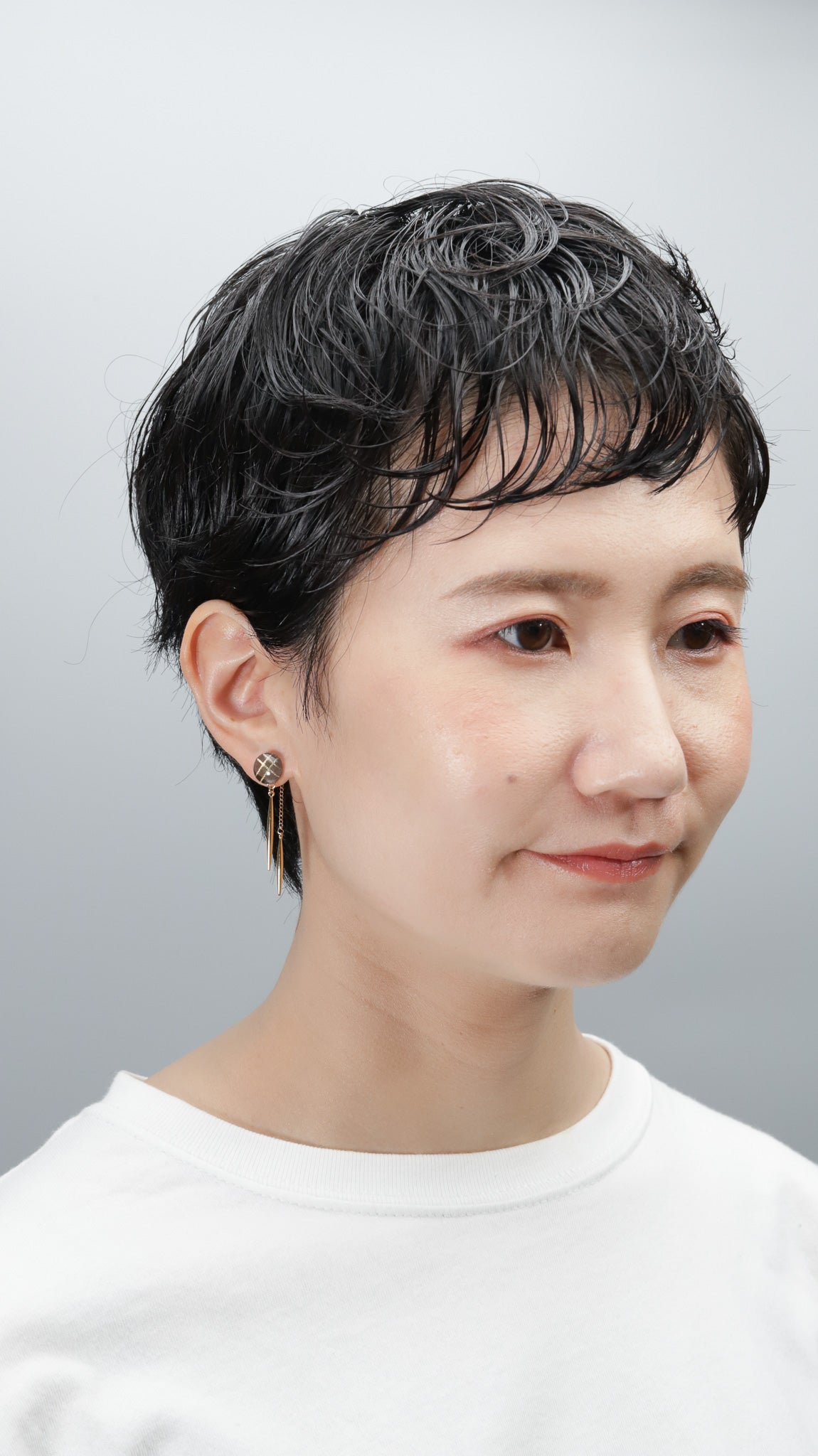 Icicle Earrings - Double Stripe Grid