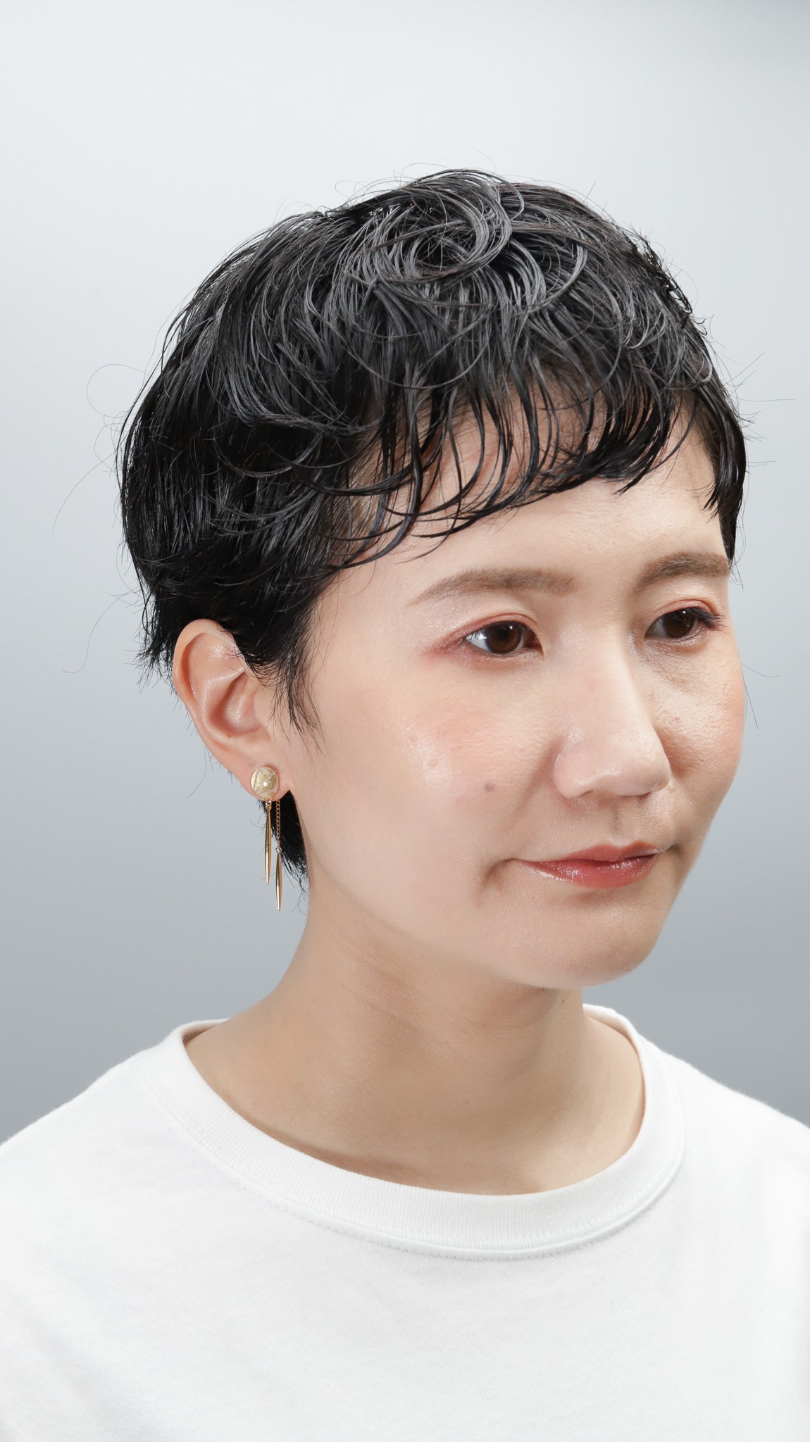 氷柱の耳飾り- 麻の葉