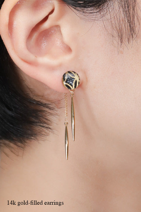 Icicle earrings - Flower Shippo