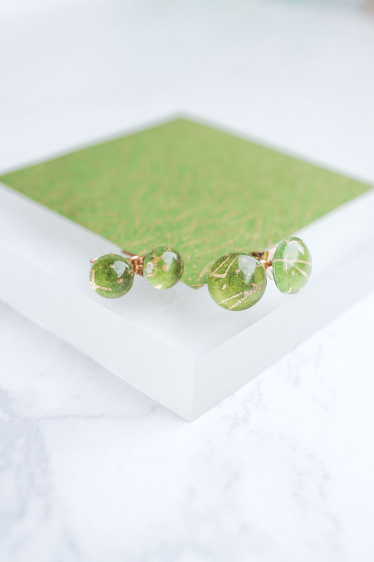 Stud Earrings - Pine Needles