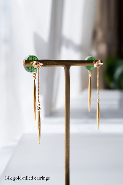 Icicle earrings - Shippou Tsunagi