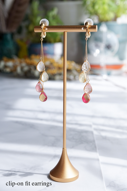 Shigure Earrings #4 - Red