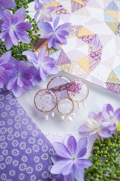 Star Flower Brooch - Lapis Lazuli -