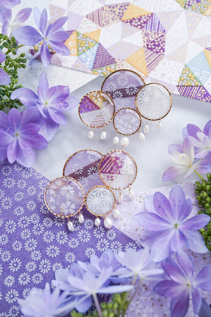 Star Flower Brooch - Lapis Lazuli -