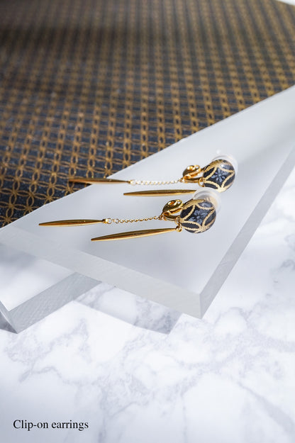 Icicle earrings - Flower Shippo