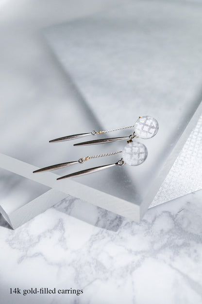 Icicle Earrings - Mosquito Kasuri