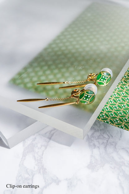 Icicle earrings - Shippou Tsunagi