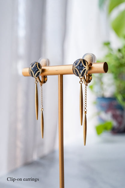 Icicle earrings - Flower Shippo