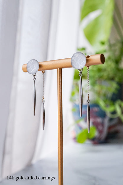 Icicle Earrings - Mosquito Kasuri