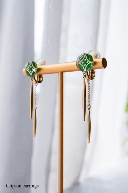 Icicle earrings - Shippou Tsunagi