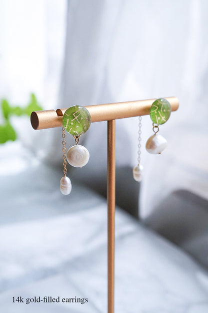Koharu Earrings -Pine Needles-