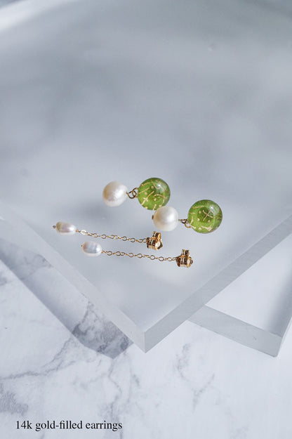 Koharu Earrings -Pine Needles-