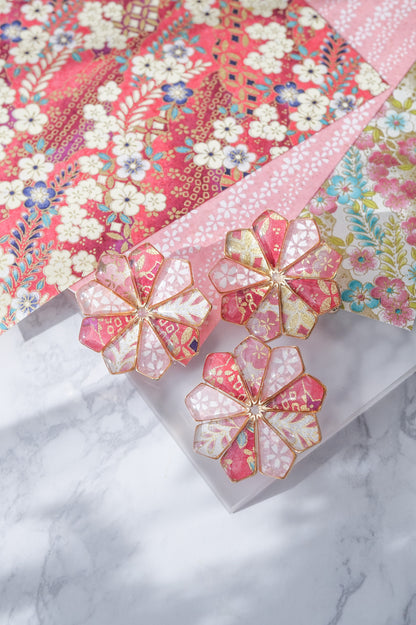 Star Flower Brooch - Lapis Lazuli -