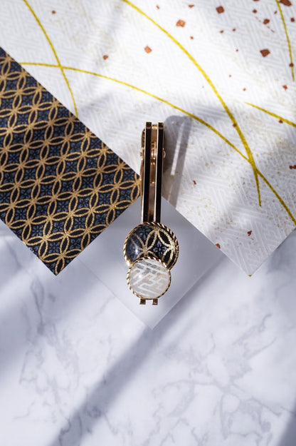 Tie Clip - Flower Shippo