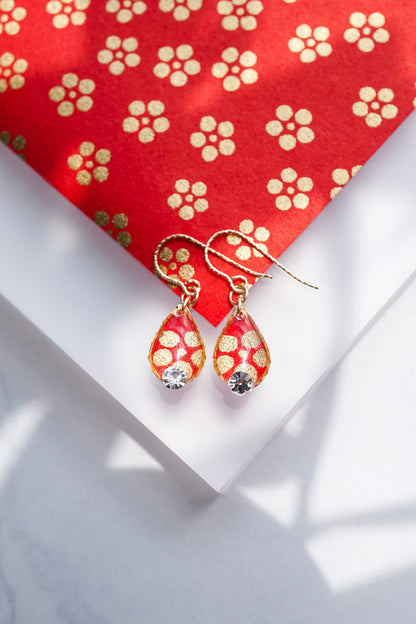 Koharu Earrings -Small Cherry Blossoms (White)-