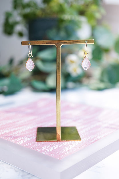 Koharu Earrings -Small Cherry Blossoms (White)-