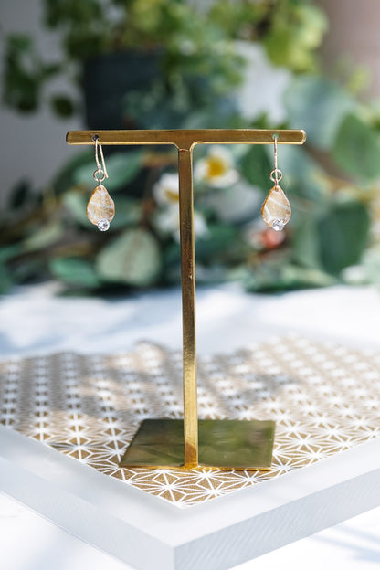 Koharu Earrings -Small Cherry Blossoms (White)-