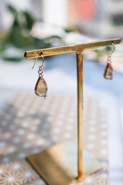 Koharu Earrings -Small Cherry Blossoms (White)-