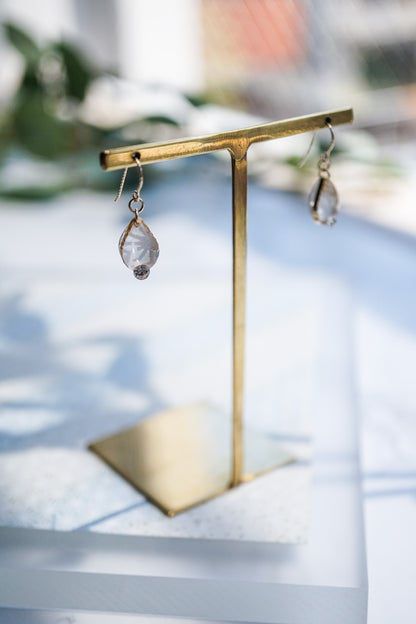 Koharu Earrings -Small Cherry Blossoms (White)-