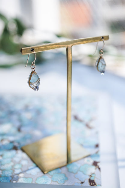 Koharu Earrings -Small Cherry Blossoms (White)-