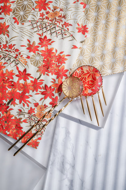 Star Flower Brooch - Lapis Lazuli -