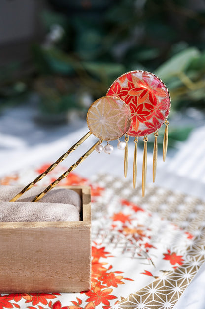 Star Flower Brooch - Lapis Lazuli -