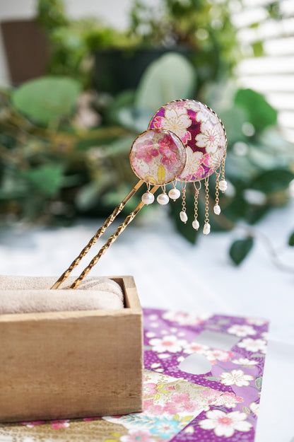 Star Flower Brooch - Lapis Lazuli -