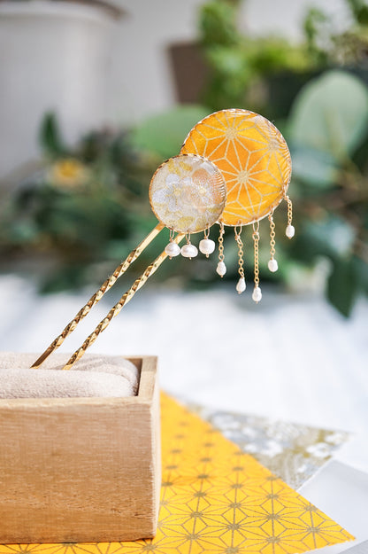 Star Flower Brooch - Lapis Lazuli -