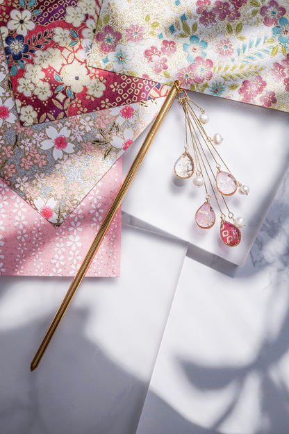 Star Flower Brooch - Lapis Lazuli -