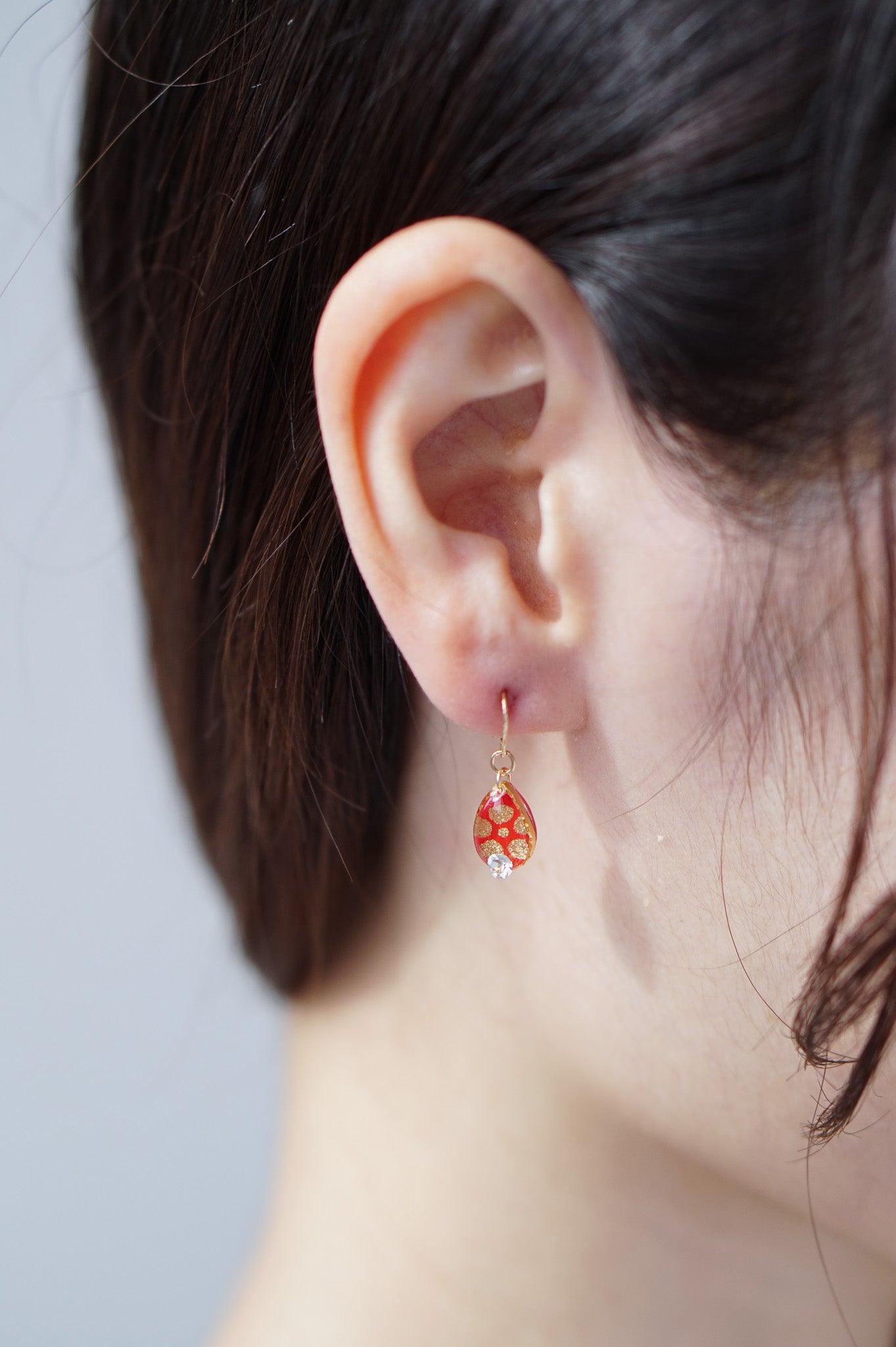 Koharu Earrings -Small Cherry Blossoms (White)-