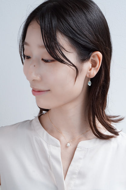 Koharu Earrings -Small Cherry Blossoms (White)-