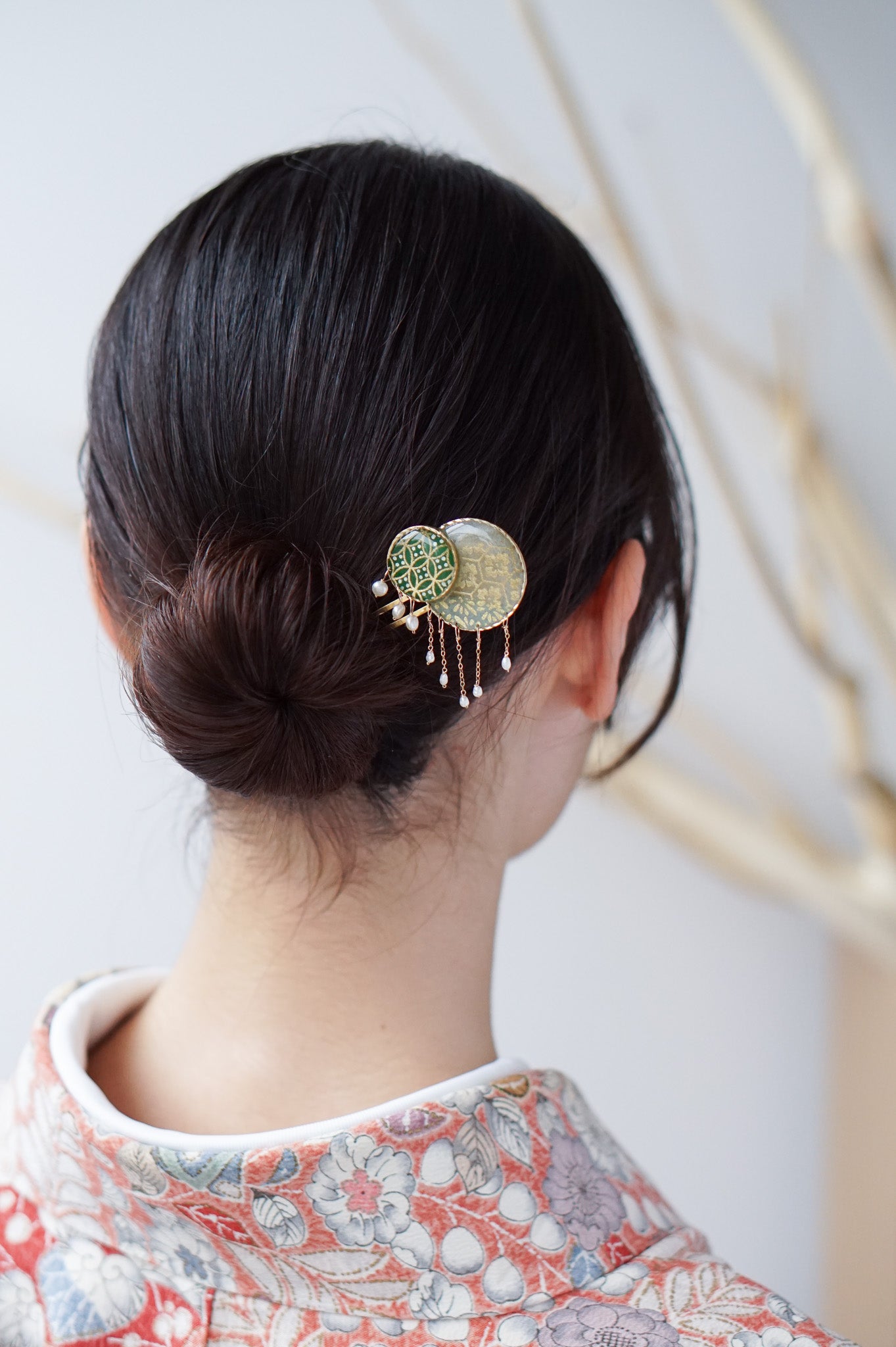 Star Flower Brooch - Lapis Lazuli -