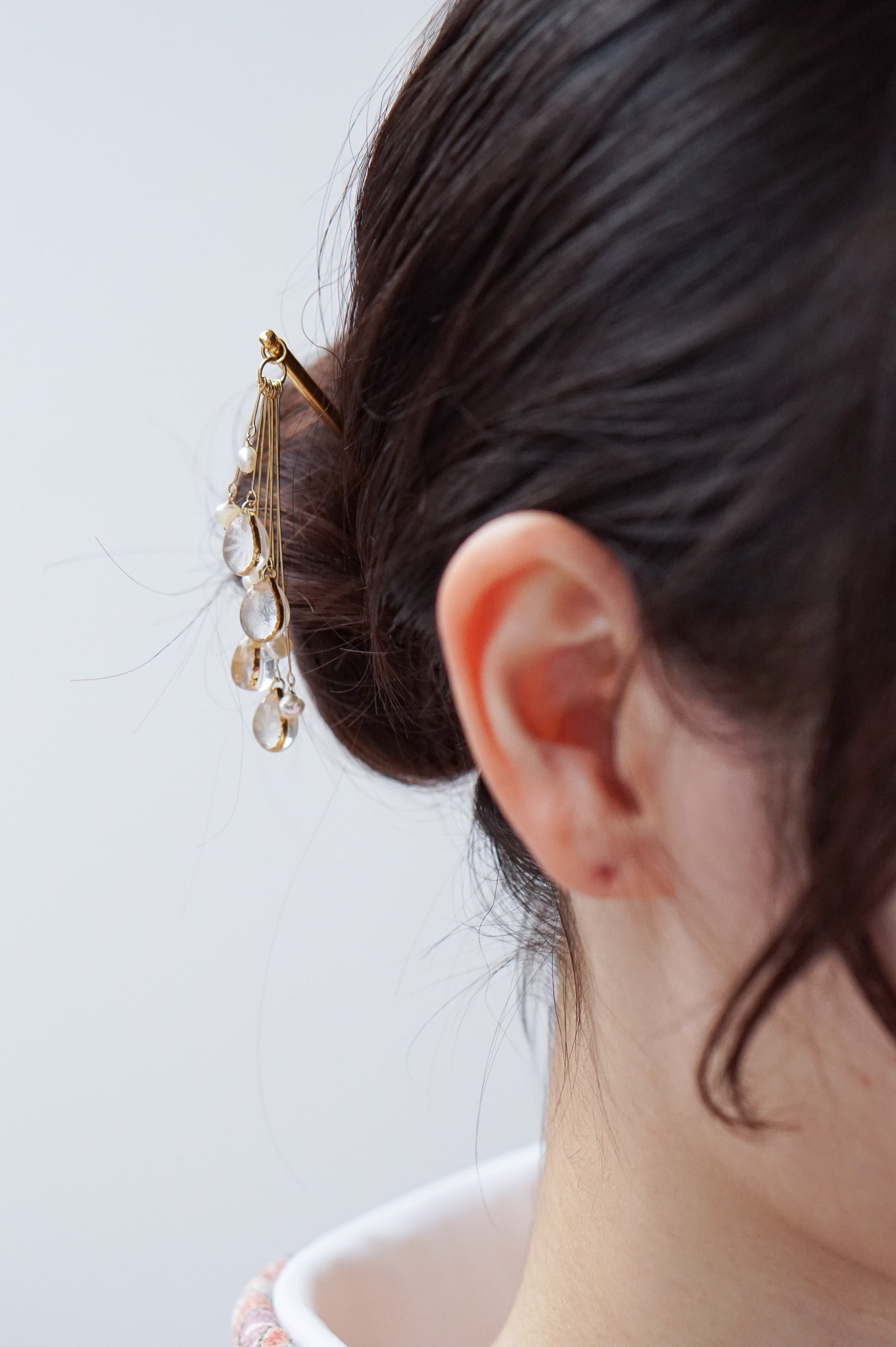 Star Flower Brooch - Lapis Lazuli -