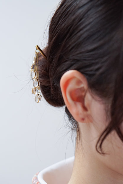 Star Flower Brooch - Lapis Lazuli -