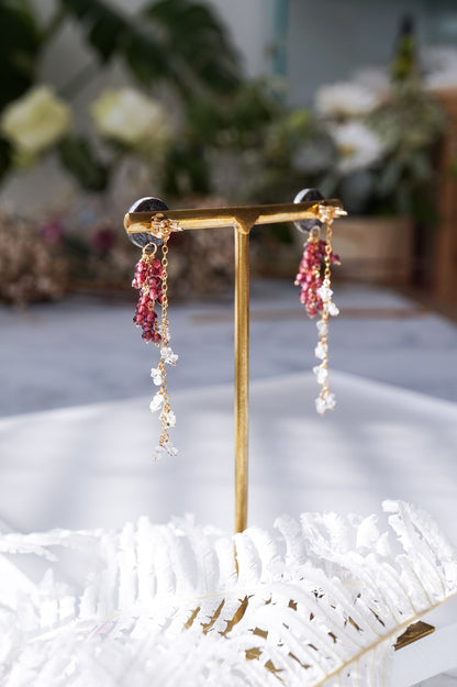 Koyuki earrings - Asanoha