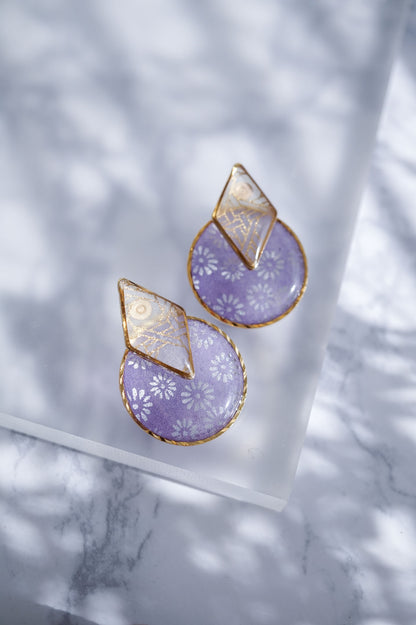 Set of diamond earrings - Shion -