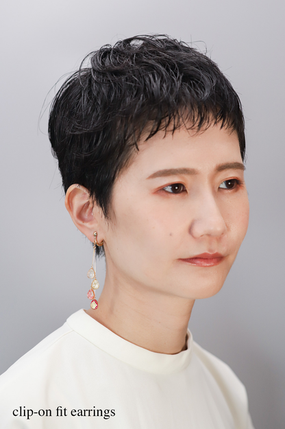 Shigure Earrings #4 - Red