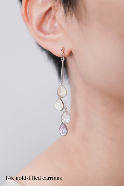 Shigure Earrings #4 - Purple