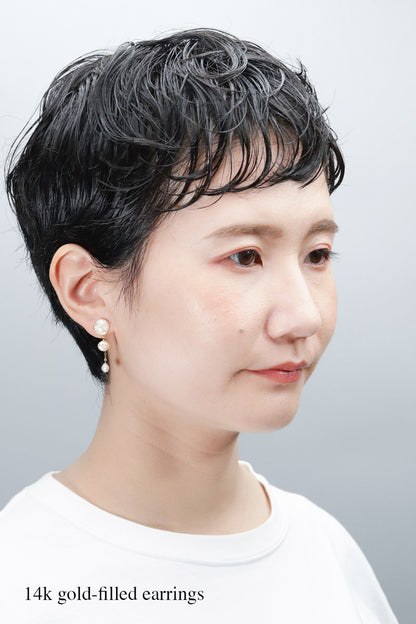 Koharu Earrings -Small Cherry Blossoms (White)-