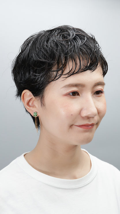 Icicle earrings - Shippou Tsunagi