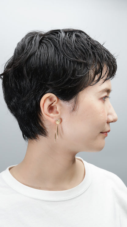 Icicle Earrings - Hemp Leaf