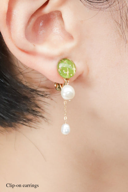 Koharu Earrings -Pine Needles-