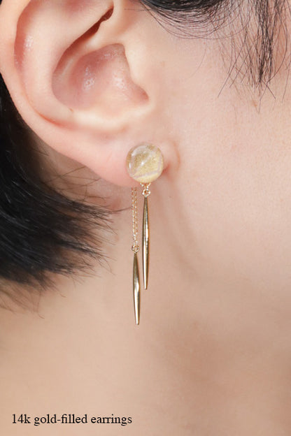 Icicle Earrings - Hemp Leaf