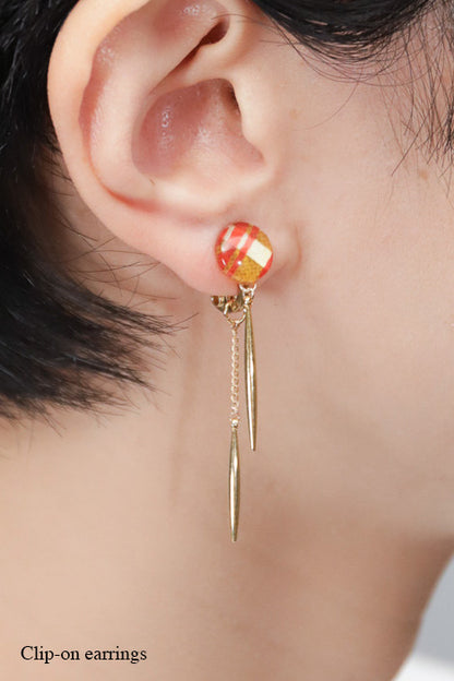 Icicle Earrings - Five-Line Grid