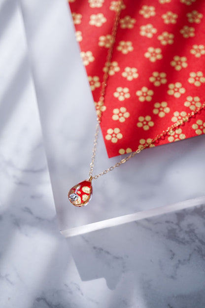 Morning dew necklace - star plum blossom